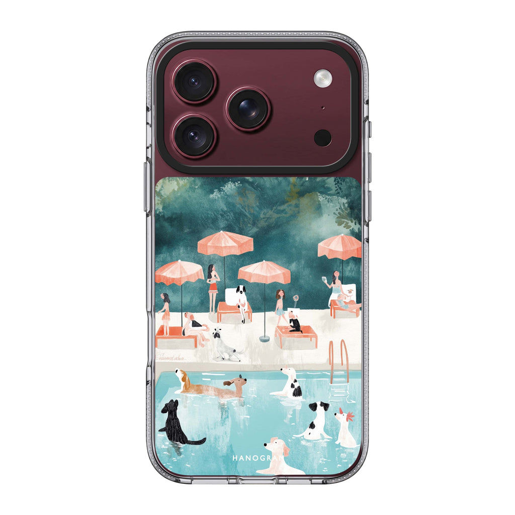 Paws by the Pool Ultra Clear Case