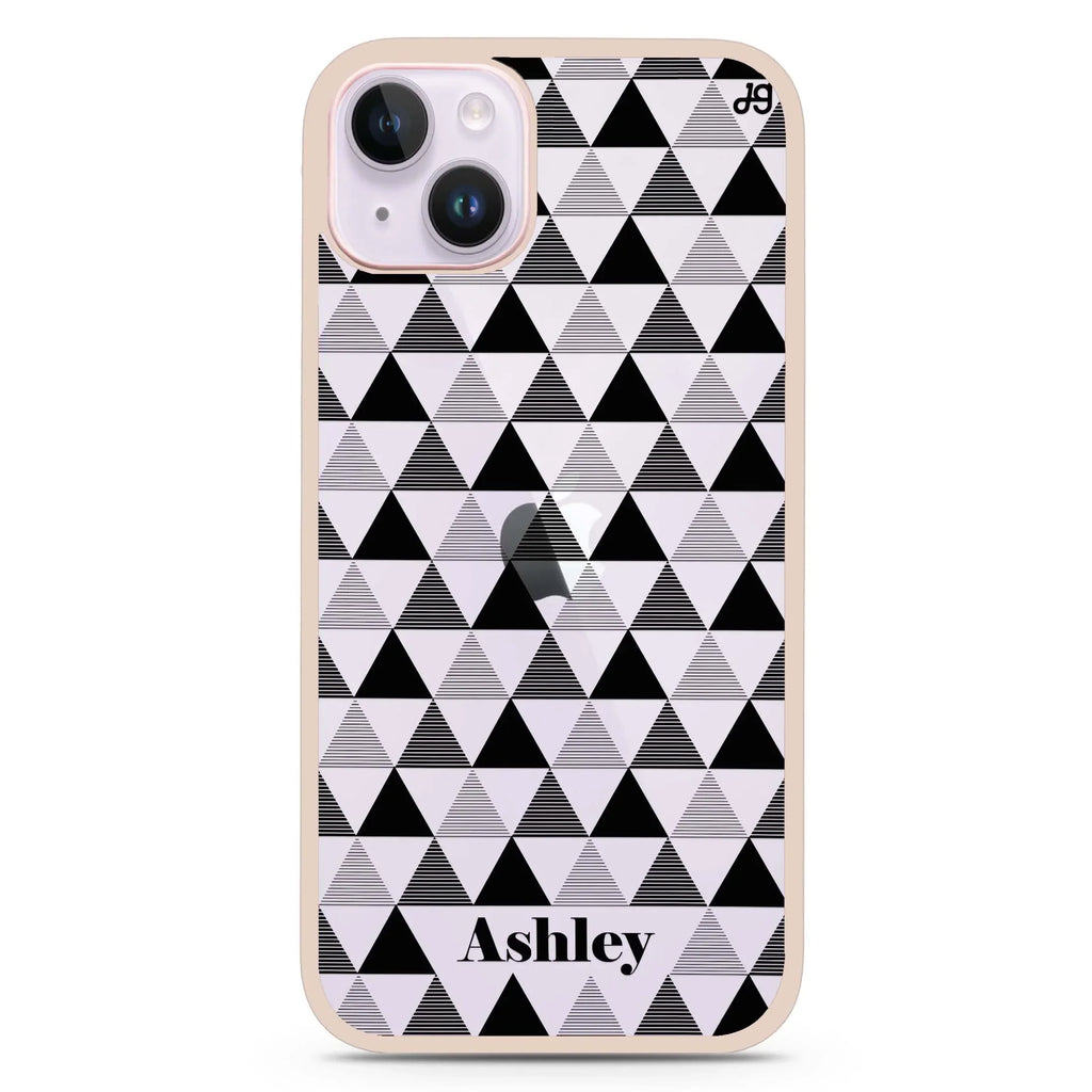 Triangles Seamless iPhone 15 Plus Impact Guard Bumper Case