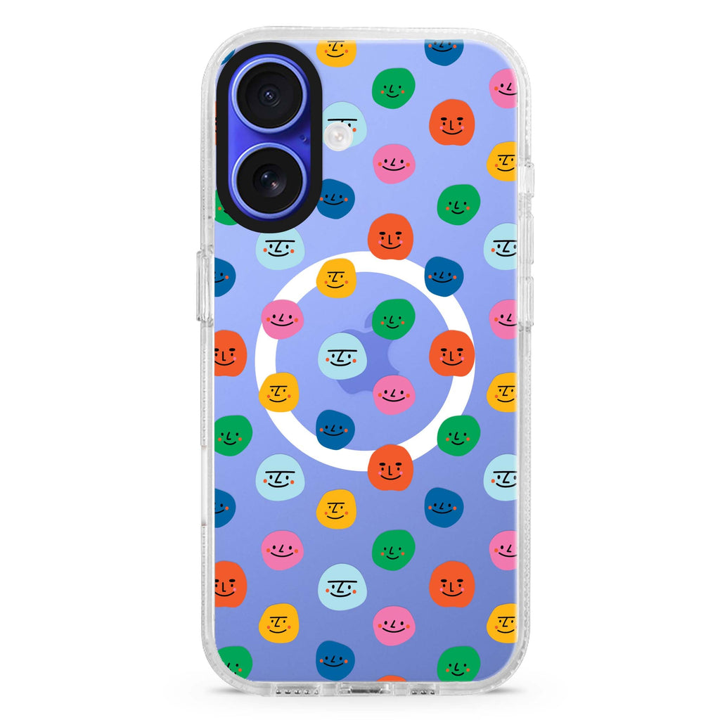 Make me smile MagSafe Compatible iPhone 16 Ultra Clear Case - Personalized and Stylish Protection