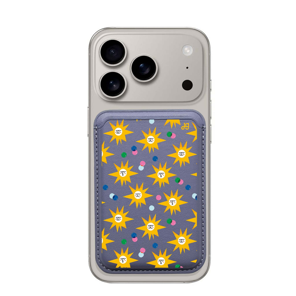 Wow Sun MagSafe wallet for iPhone, slim magnetic card holder, main view