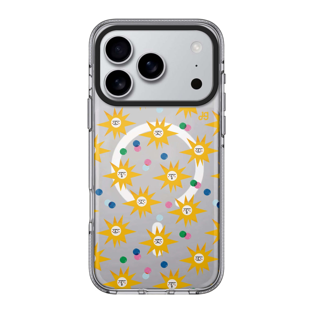 Wow Sun sun celestial nature summer iPhone 17 Pro Max ultra clear case
