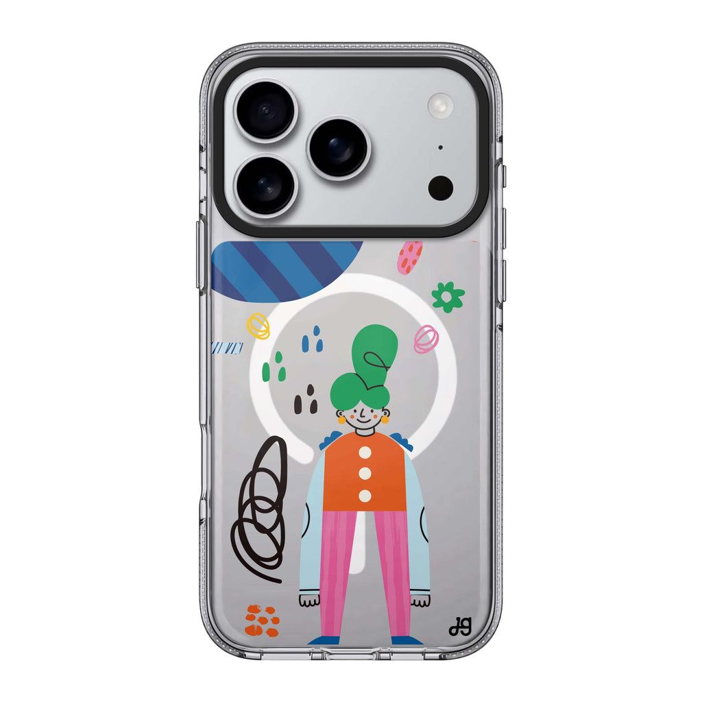 Abstract People Style 3 abstract portrait iPhone 17 Pro Max ultra clear case