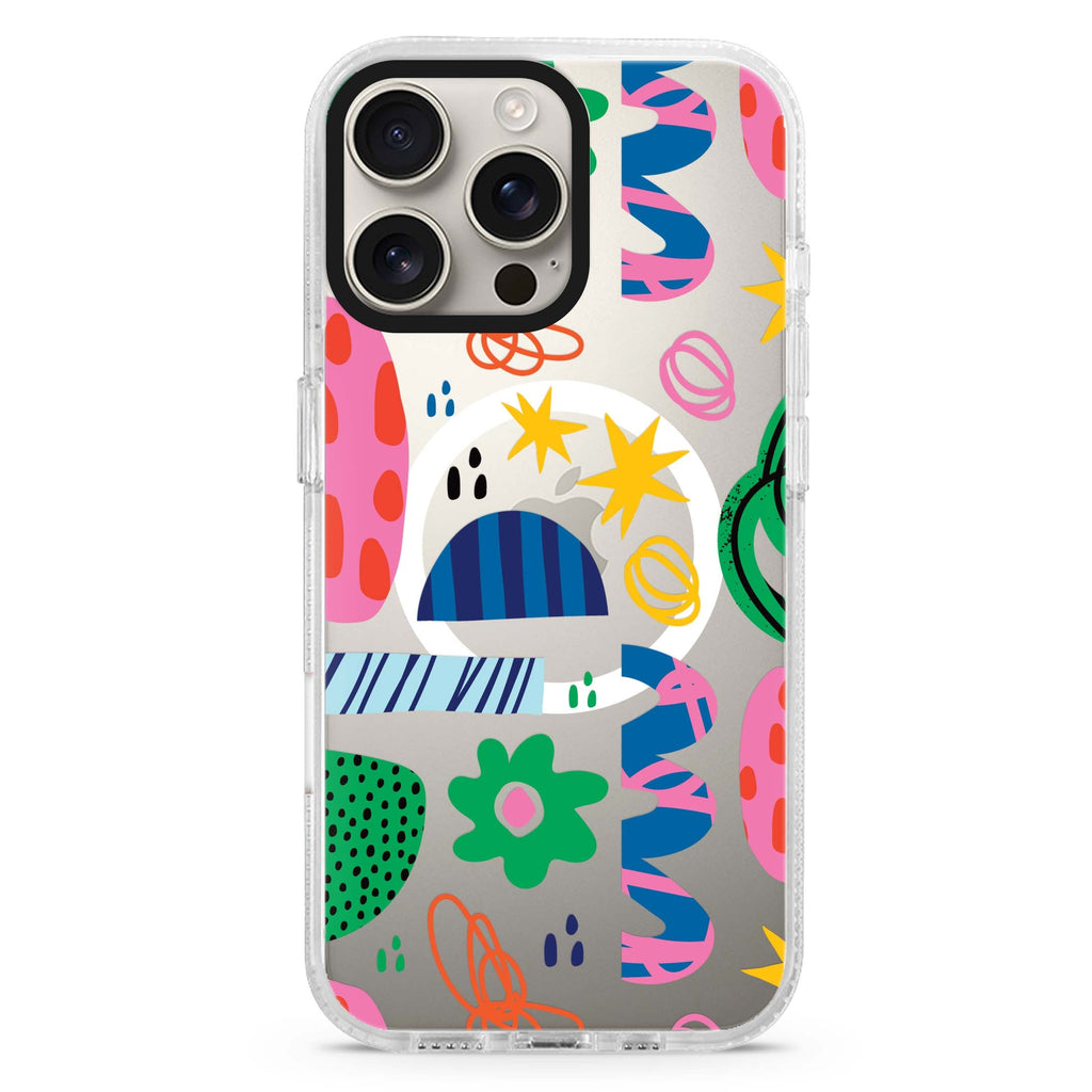 Abstract Drawing by Joe MagSafe Compatible iPhone 16 Pro Ultra Clear Case - Personalized and Stylish Protection