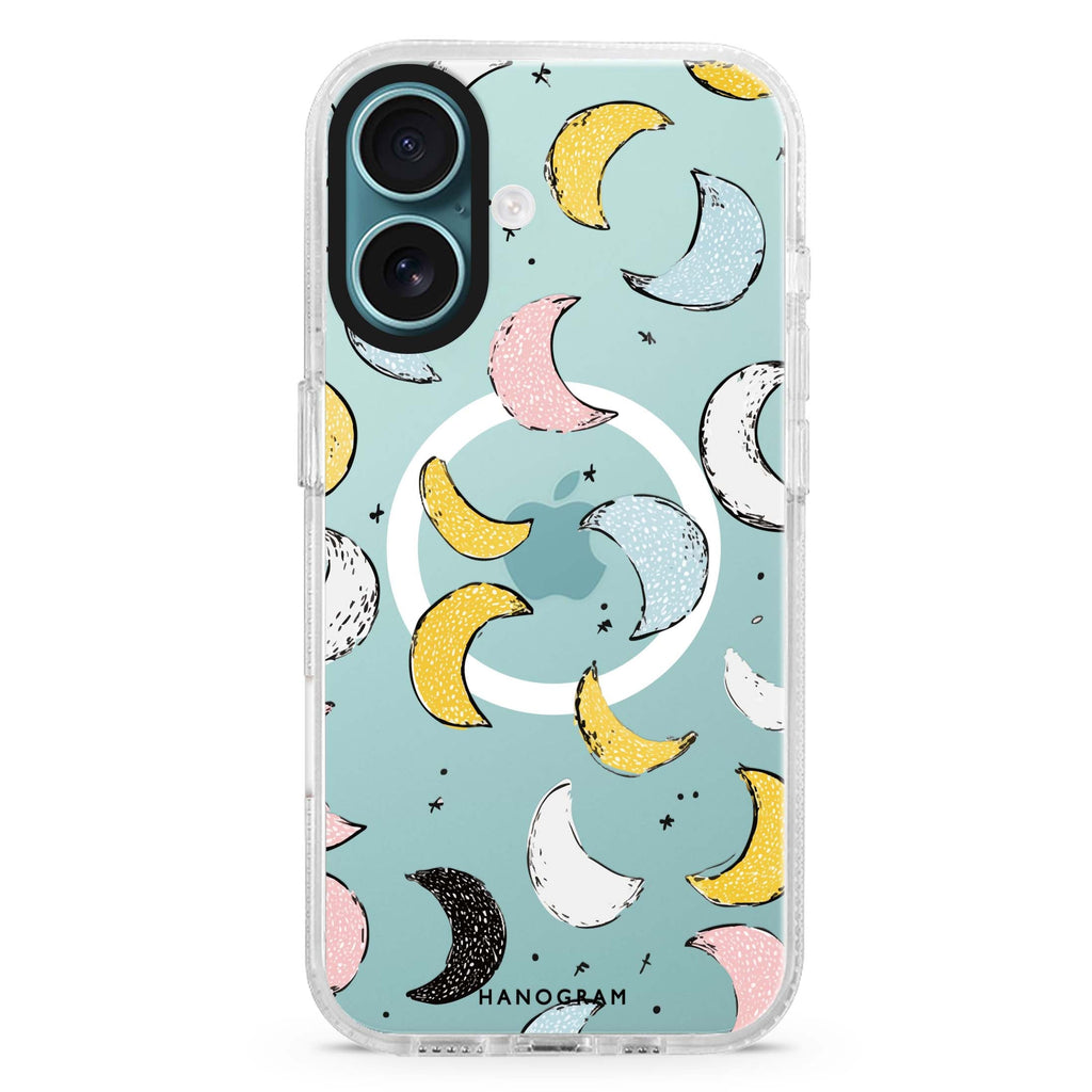 Dreamy Moon Doodles MagSafe Compatible Ultra Clear Case