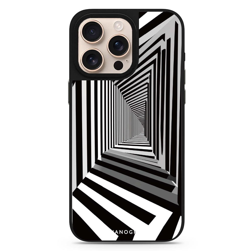 Warped Vision MagSafe compatible mirror case for iPhone 16/15/14 Pro Max and Pro, main view