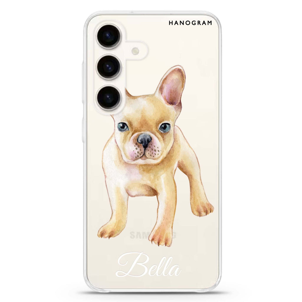 Cute Dog Samsung Galaxy Ultra Clear Case