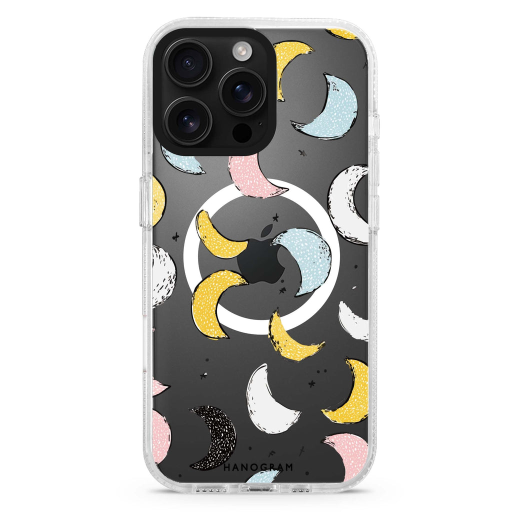 Dreamy Moon Doodles MagSafe Compatible Ultra Clear Case