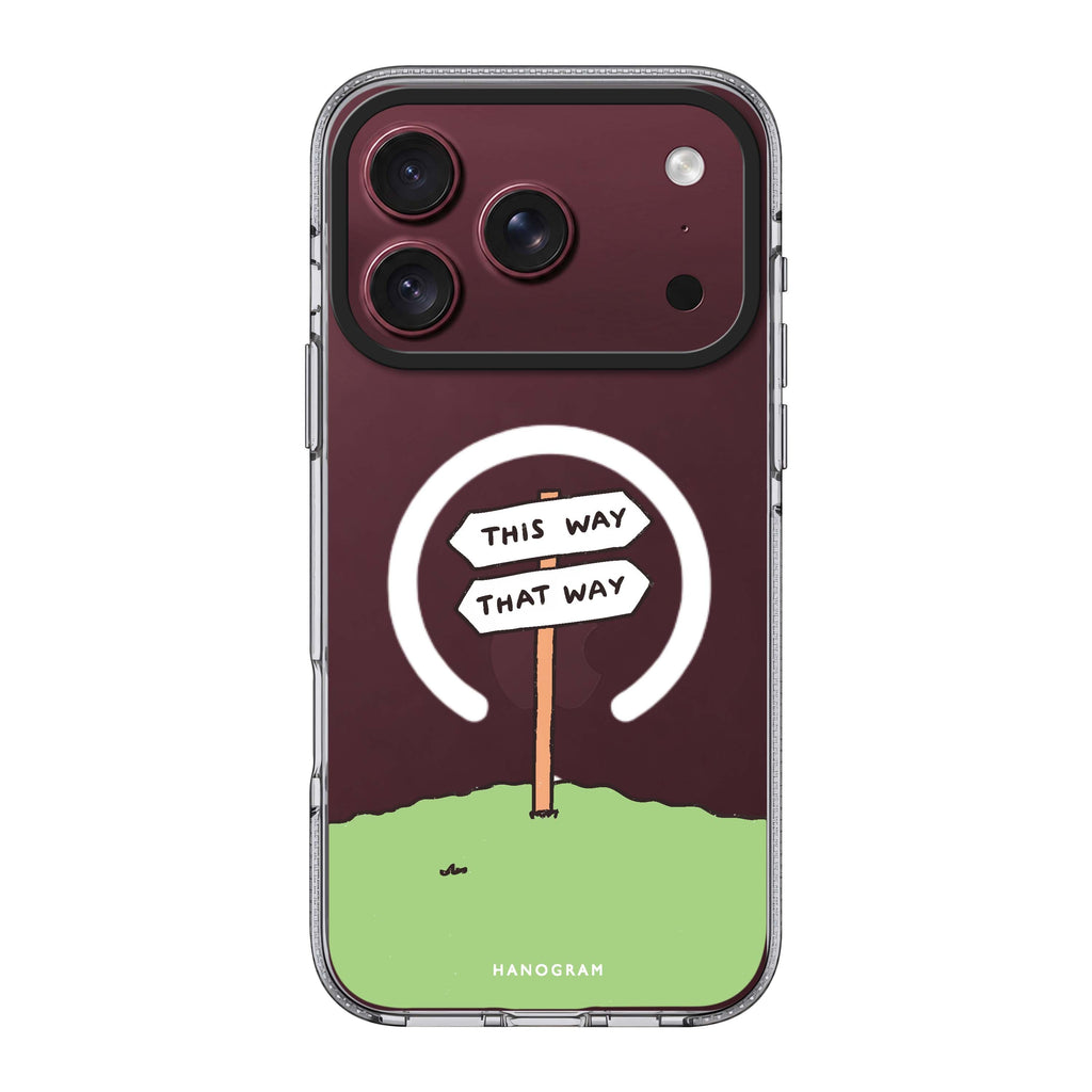 Which Way Now Ultra Clear Case
