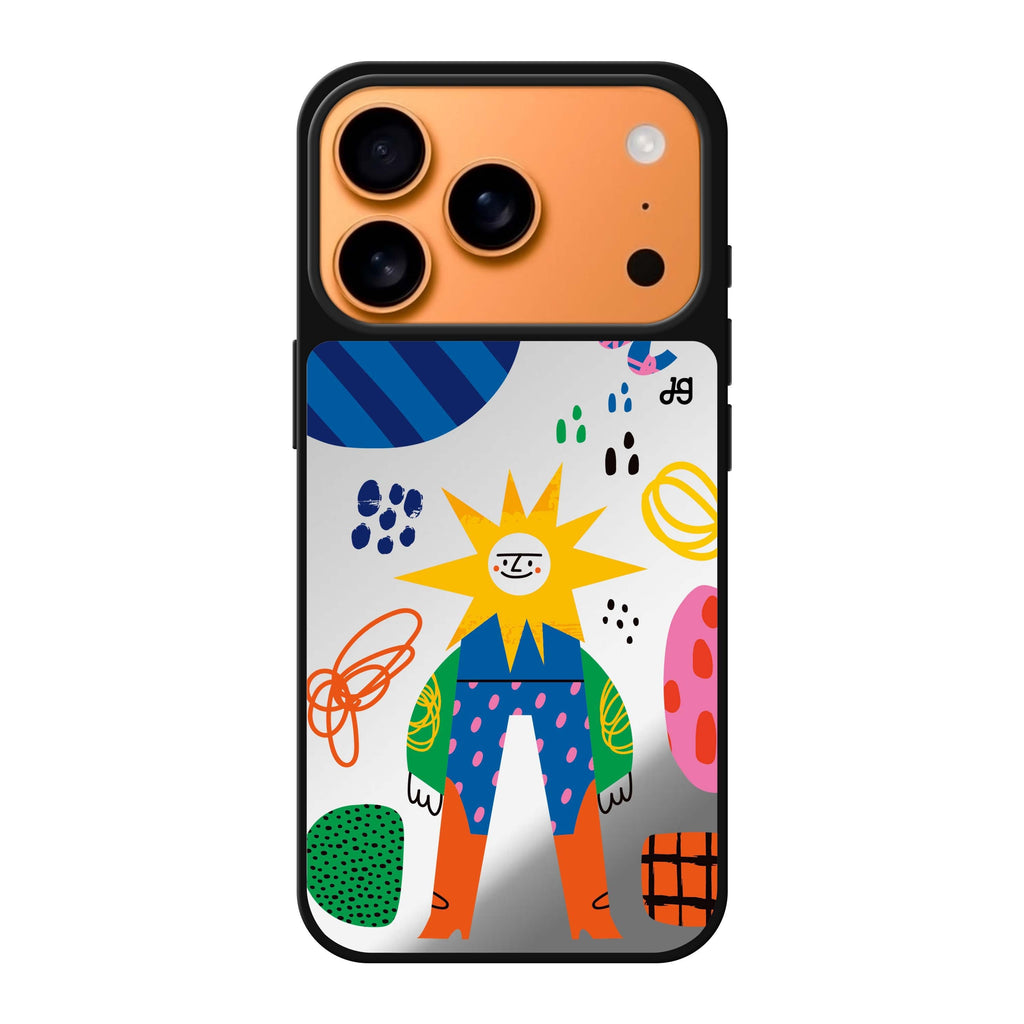 Abstract People #2 abstract portrait iPhone 17 Pro Max mirror case