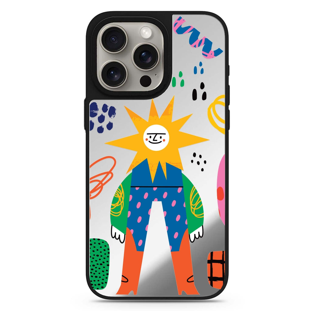 Abstract People #3 MagSafe compatible mirror case for iPhone 16/15/14 Pro Max and Pro, main view