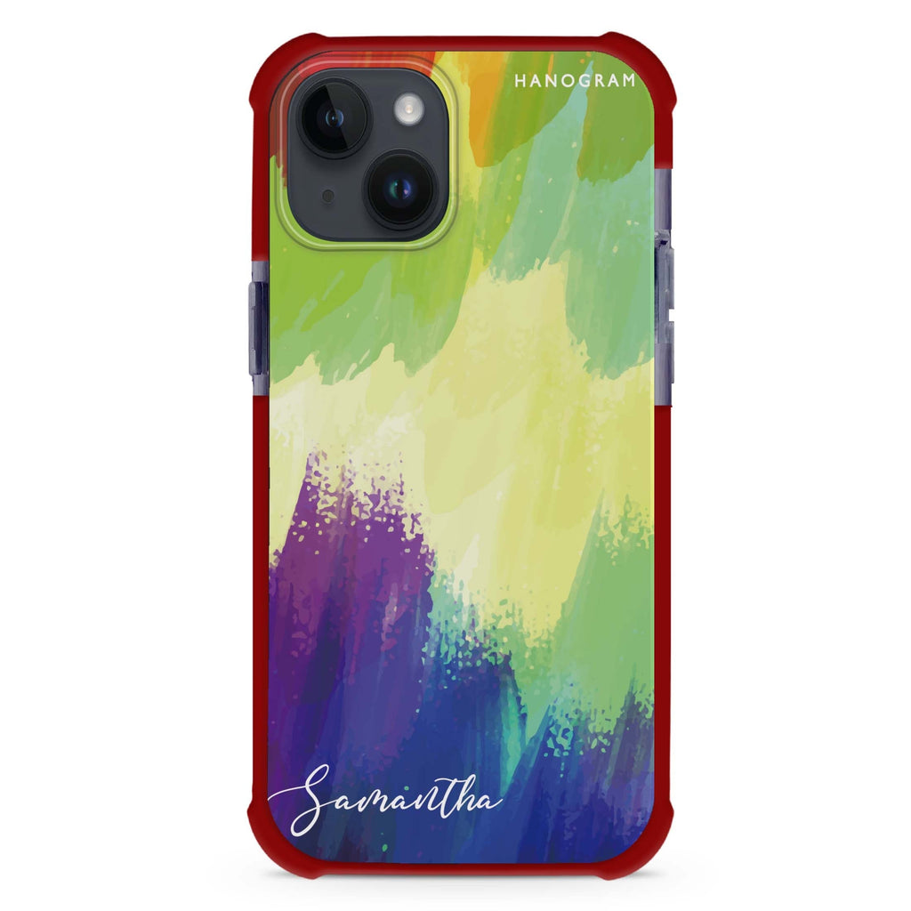 Watercolor Abstract iPhone 15 Plus Ultra Shockproof Case