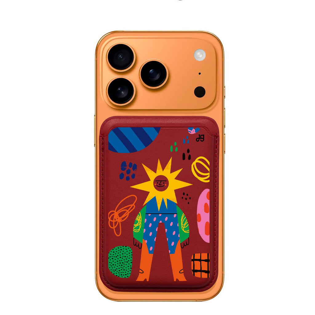 Abstract People Magsafe Wallet