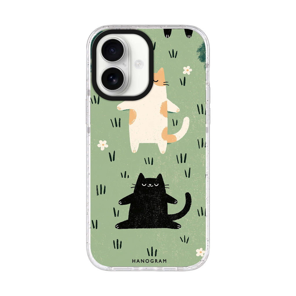 Two Cats Finding Balance iPhone 17 Ultra Clear Case - product image 1