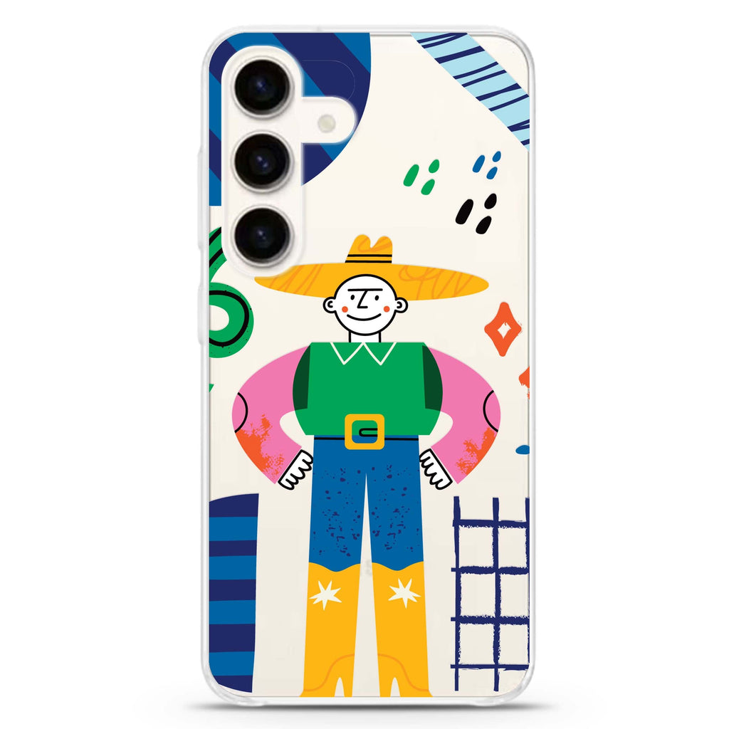Abstract People Samsung Galaxy Ultra Clear Case