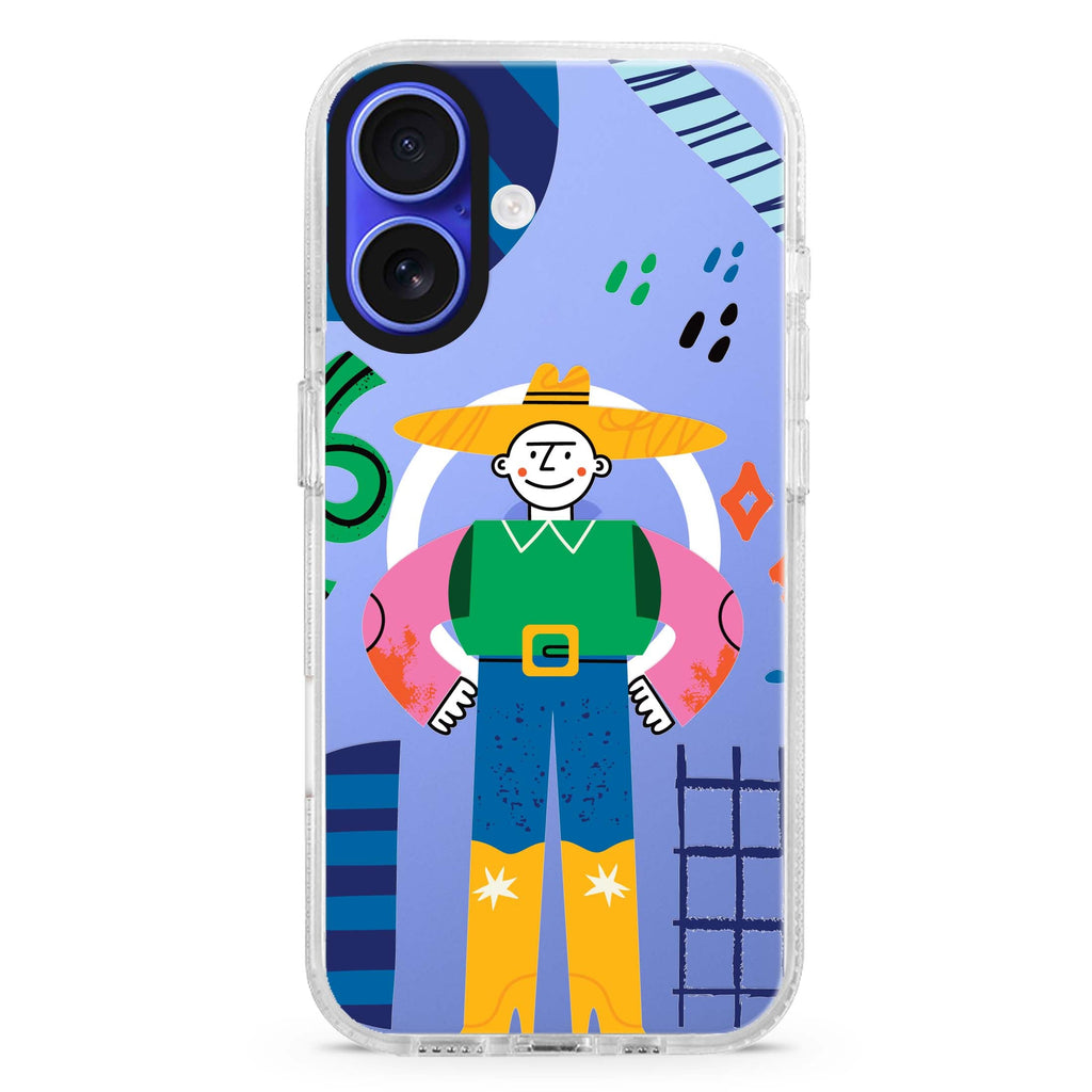 Abstract People MagSafe Compatible iPhone 16 Ultra Clear Case - Personalized and Stylish Protection