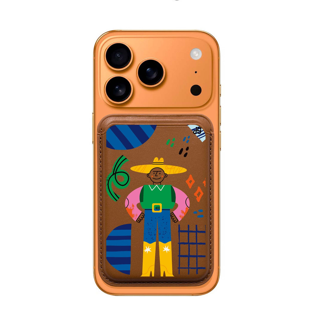 Abstract People Magsafe Wallet