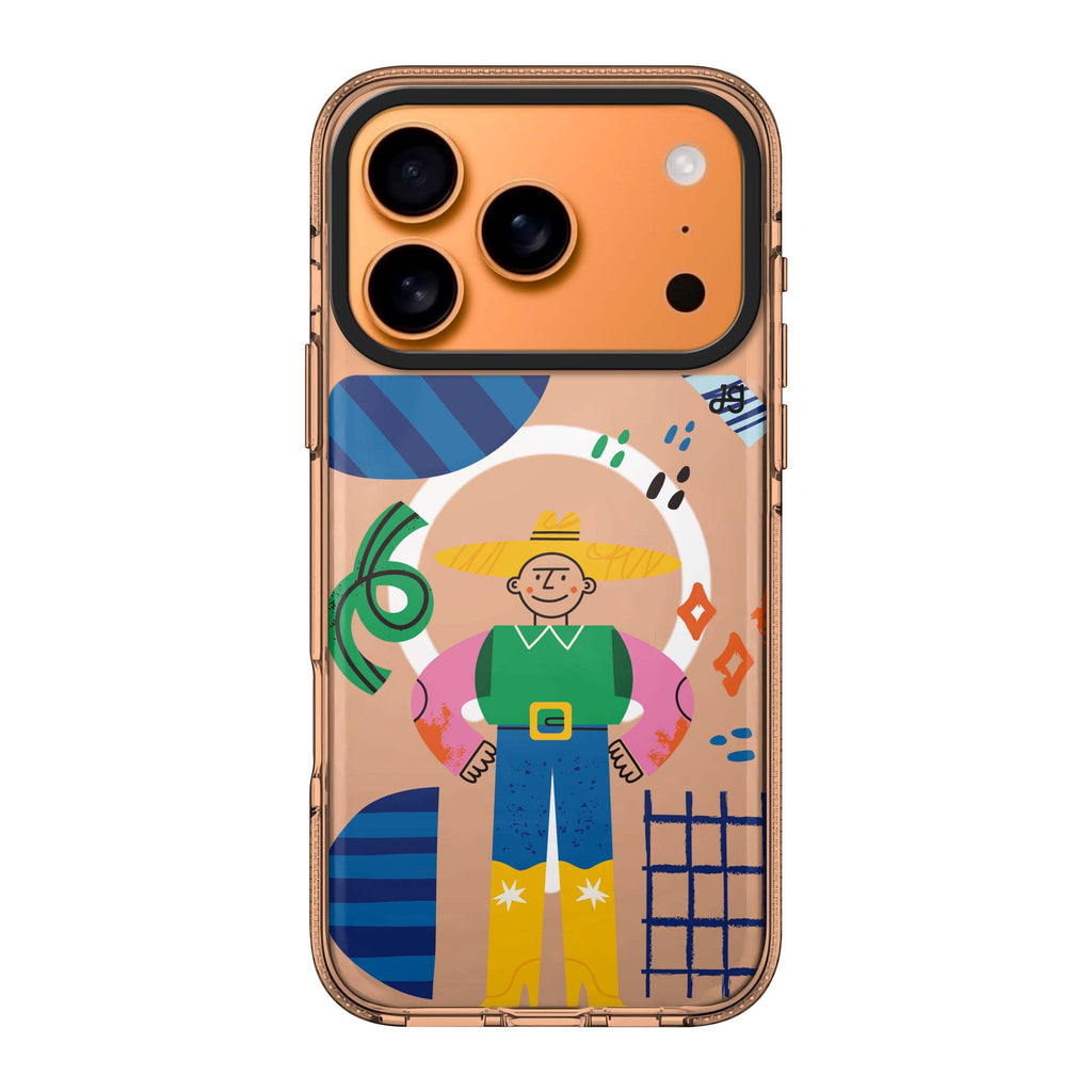 Abstract People Style 4 abstract portrait iPhone 17 Pro Max ultra clear case