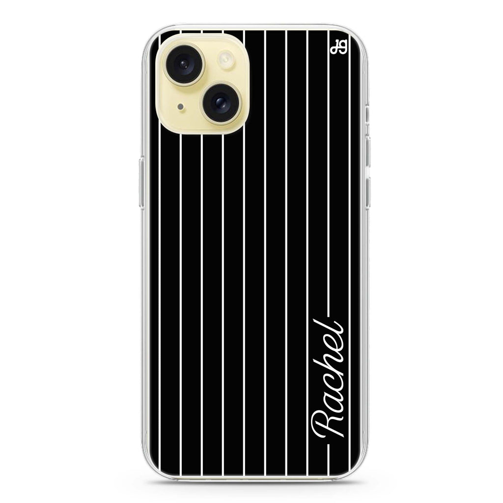 Stripes I iPhone 15 plus Ultra Clear Case