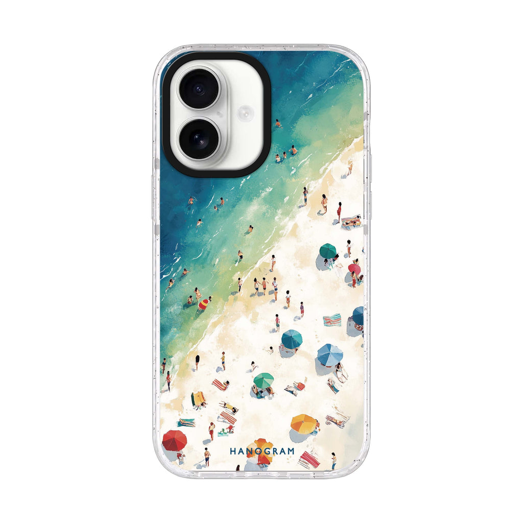 Above the Sunshine iPhone 17 ultra clear MagSafe case, front product view