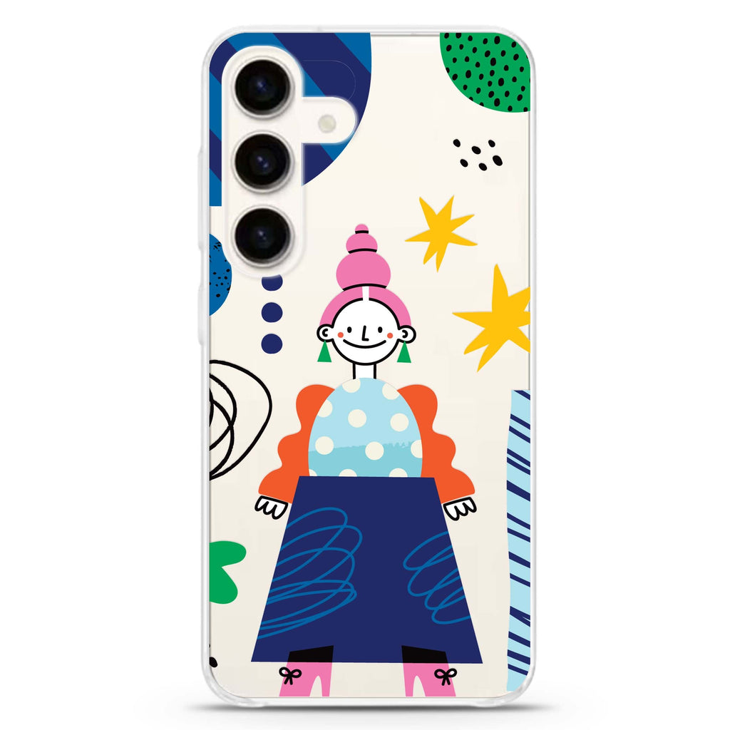Abstract People Samsung Galaxy Ultra Clear Case