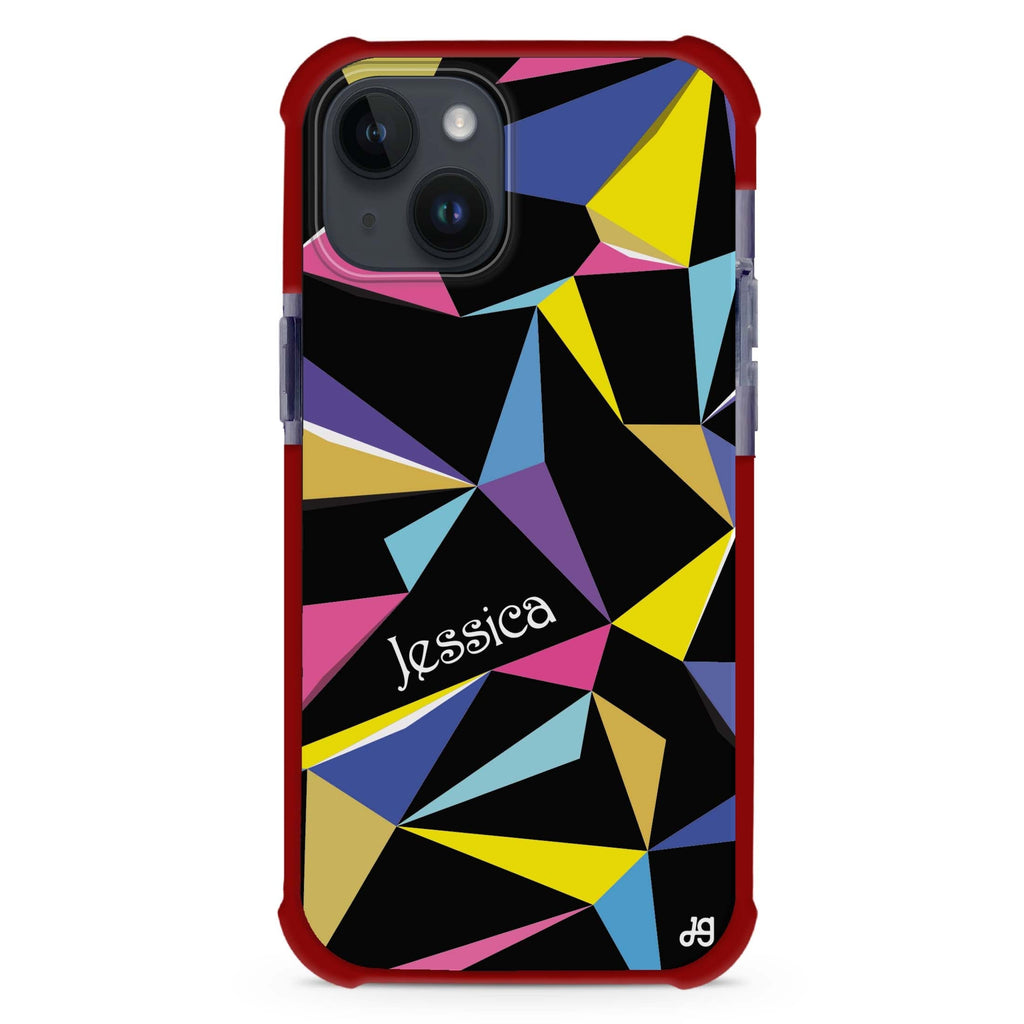 Geometric iPhone 15 Plus Ultra Shockproof Case