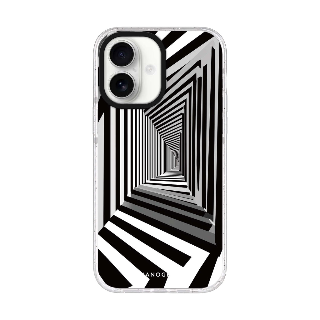 Warped Vision iPhone 17 ultra clear MagSafe case, front product view