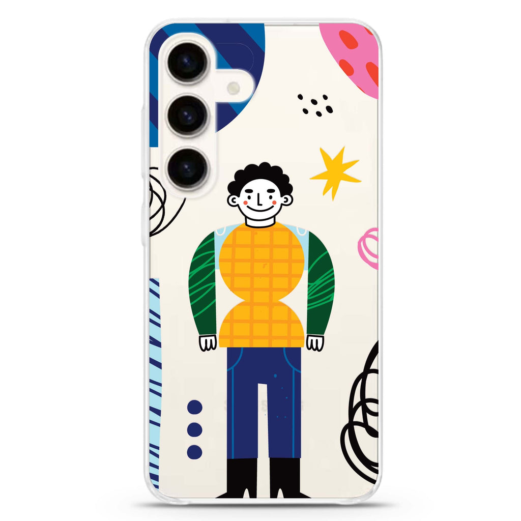 Abstract People Samsung Galaxy Ultra Clear Case