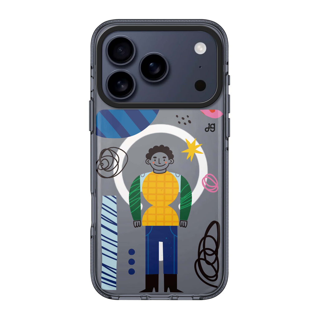 Abstract People Style 6 abstract portrait iPhone 17 Pro Max ultra clear case