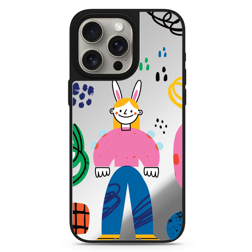 Abstract People #6 MagSafe compatible mirror case for iPhone 16/15/14 Pro Max and Pro, main view