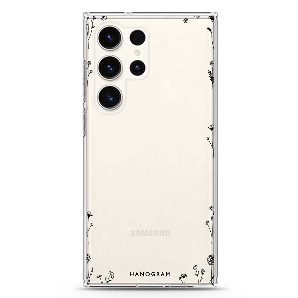 Pocket Herbarium Samsung Galaxy Ultra Clear Case — front view