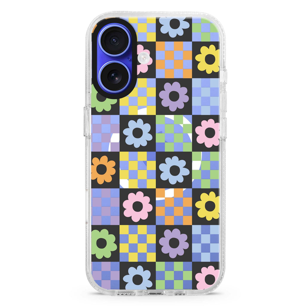 Flowers MagSafe Compatible iPhone 16 Ultra Clear Case - Personalized and Stylish Protection