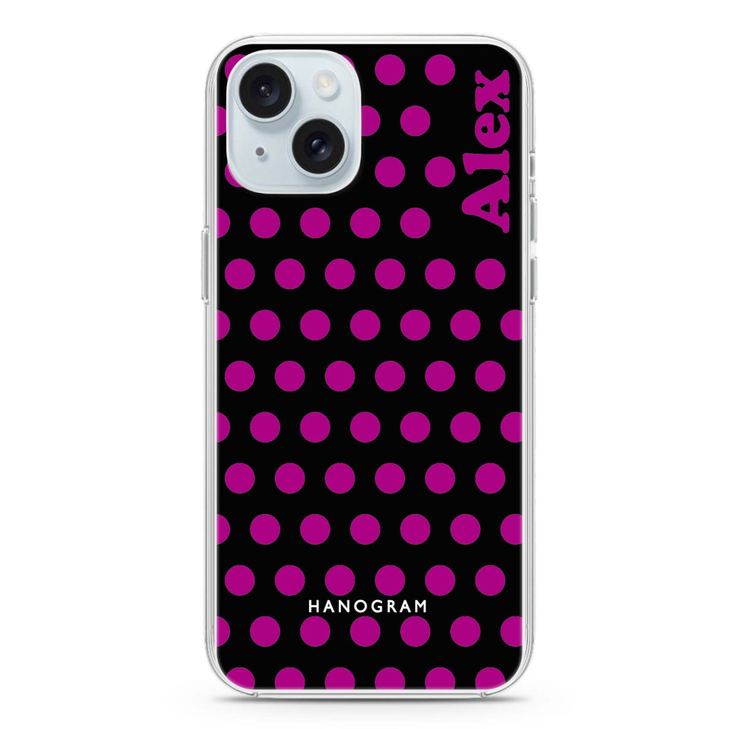 Wave Dots iPhone Ultra Clear Case