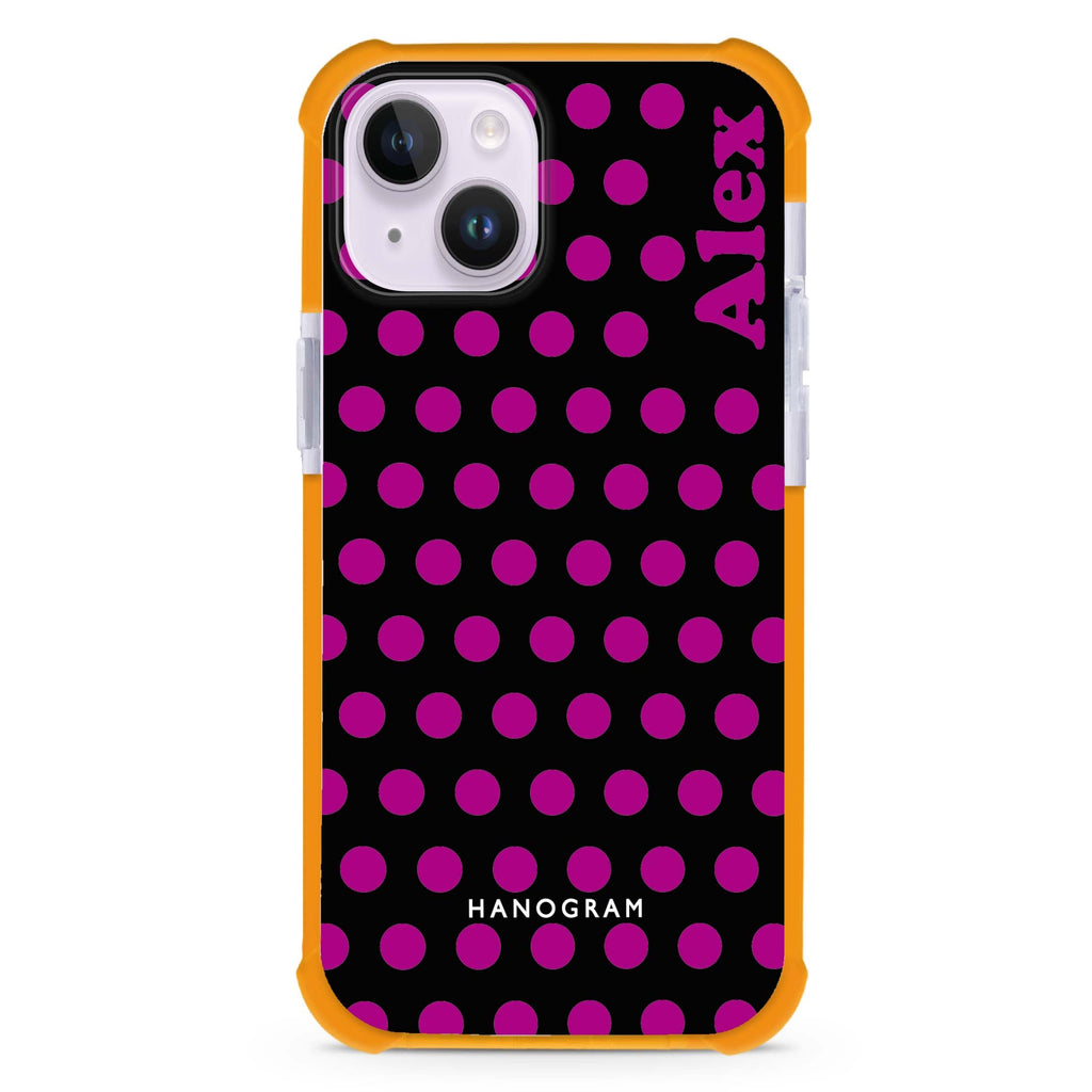 Wave Dots iPhone 15 Plus Ultra Shockproof Case