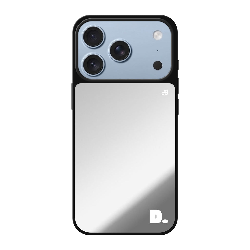 Single personalized name minimal iPhone 18 Pro Max mirror case