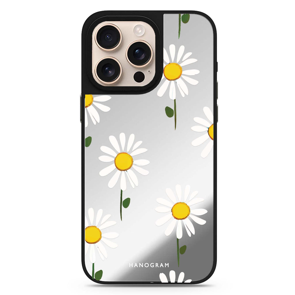 Little Flowers floral design iPhone 16/15/14 Pro Max & Pro mirror case