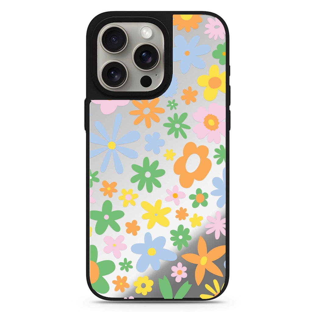 Flowers #1 MagSafe compatible mirror case for iPhone 16/15/14 Pro Max and Pro, main view