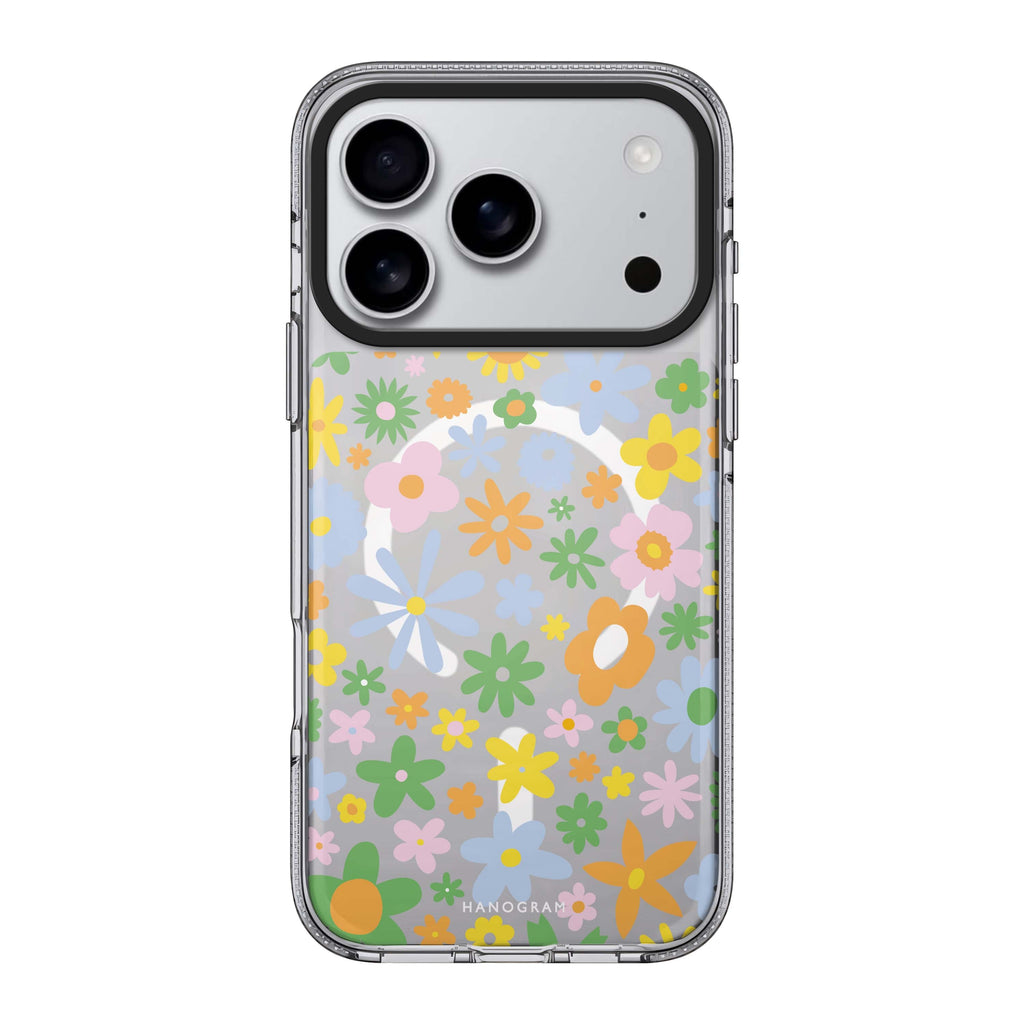 Flowers Style 2 flower floral iPhone 17 Pro Max ultra clear case