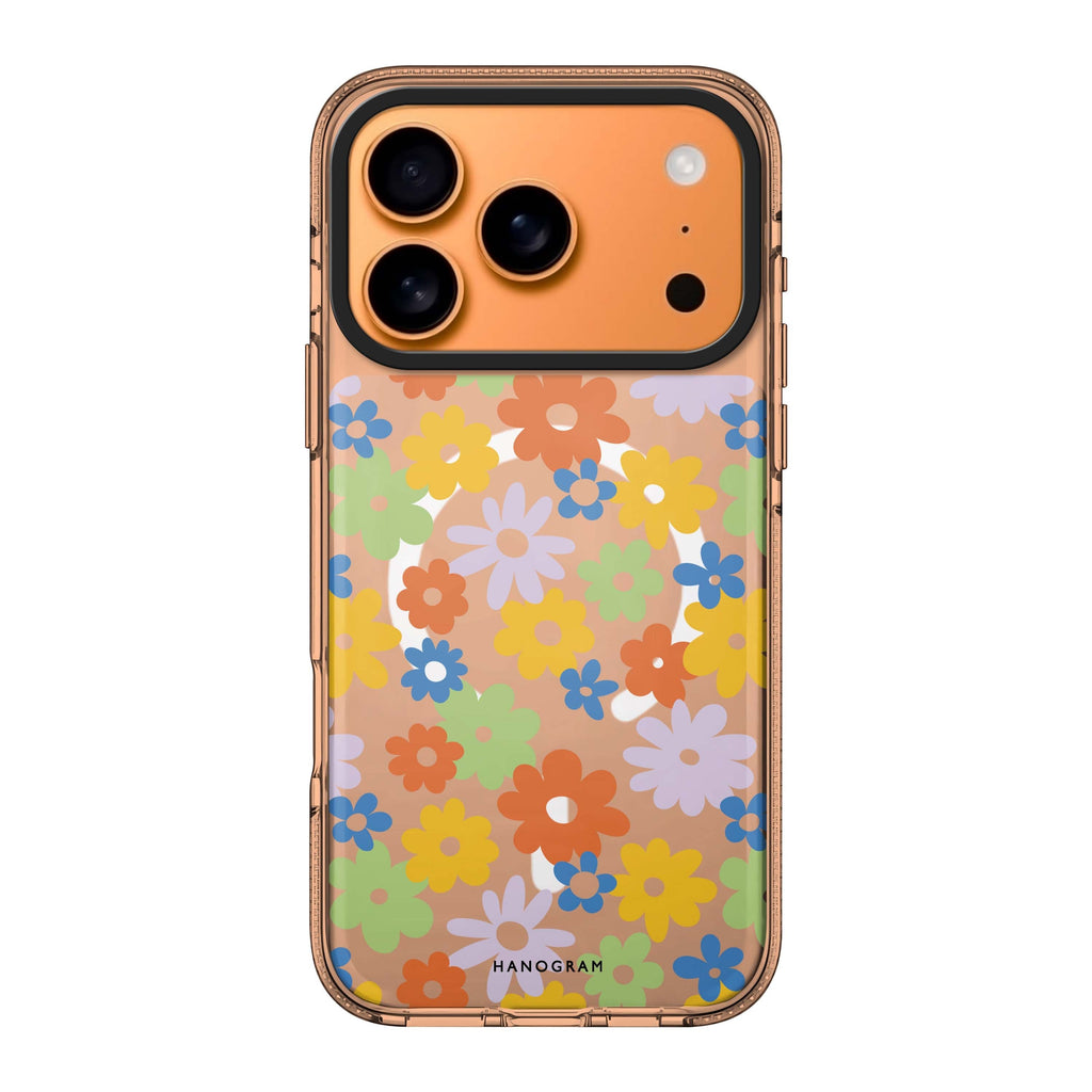 Flowers Style 4 flower floral iPhone 17 Pro Max ultra clear case
