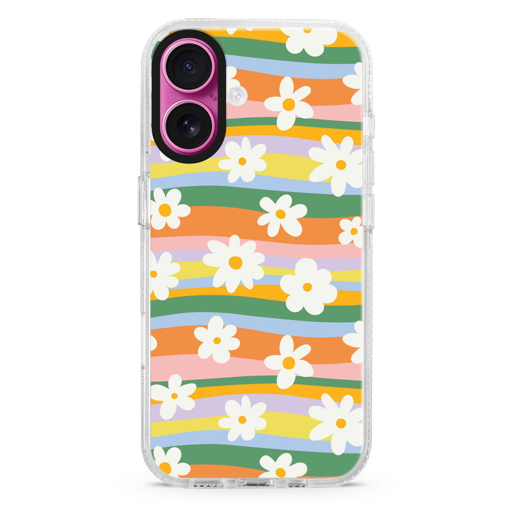 Flowers MagSafe Compatible iPhone 16 Ultra Clear Case - Personalized and Stylish Protection