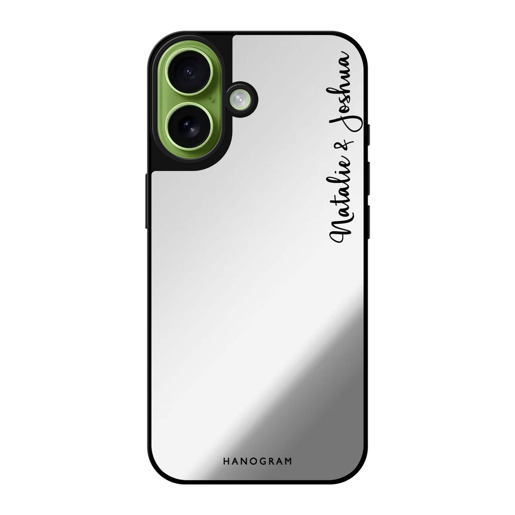 Reflective iPhone 16 Mirror Case –Me & You II Design