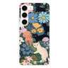 Garden Whimsy ultra-clear case for Samsung Galaxy S23/S22, front view
