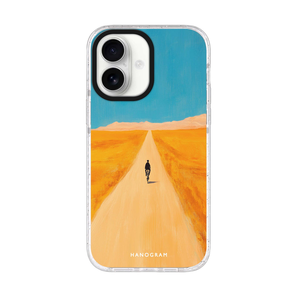 Pedal Alone iPhone 17 ultra clear MagSafe case, front product view