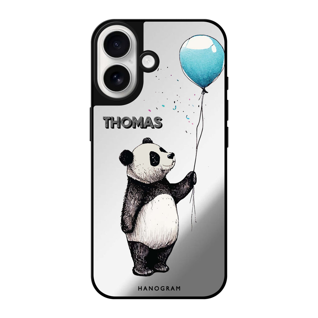 Reflective iPhone 16 Mirror Case –Little Panda Design