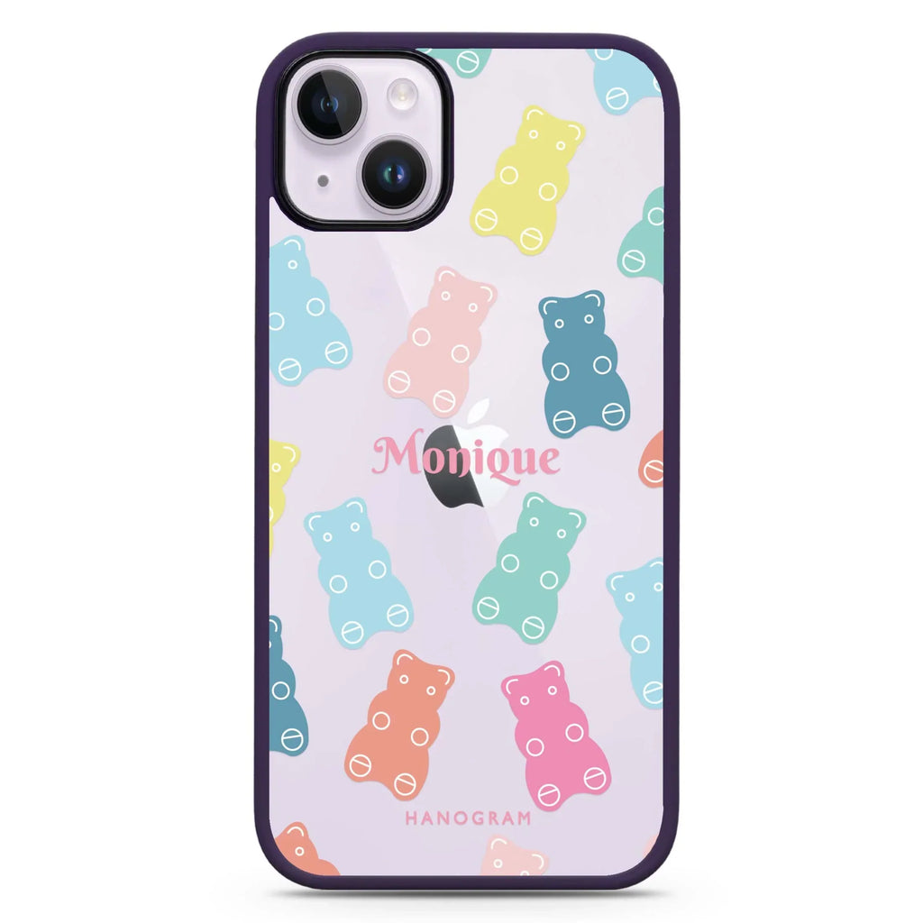 Sweet Dream Bear iPhone 15 Plus Impact Guard Bumper Case
