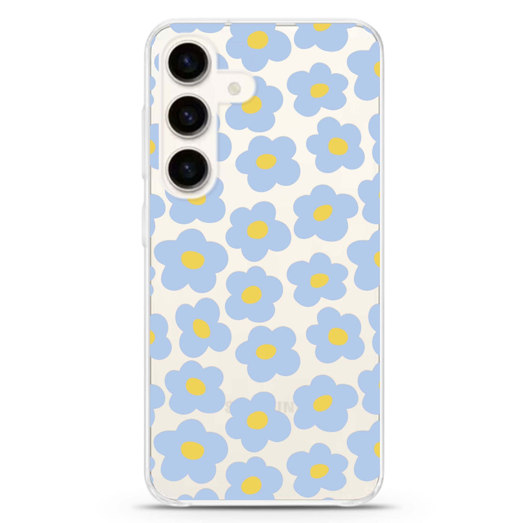 Flowers Pattern Samsung Galaxy Ultra Clear Case