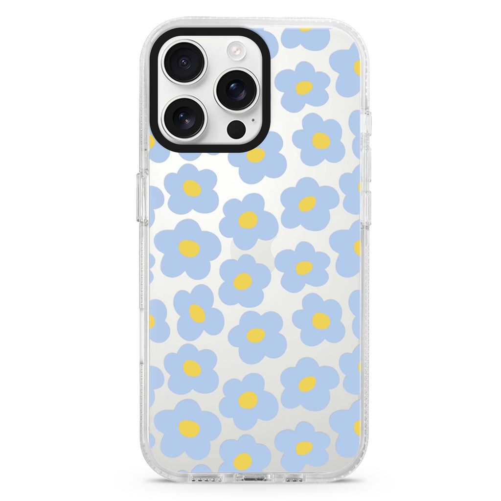 Flowers Pattern iPhone 16 Pro & 16 Pro Max Case - Personalized and Stylish Protection