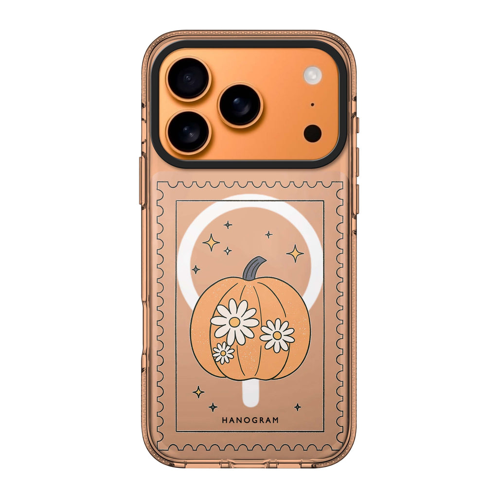Postmarked Pumpkin iPhone 17 Pro Max Ultra Clear Case - Image 1
