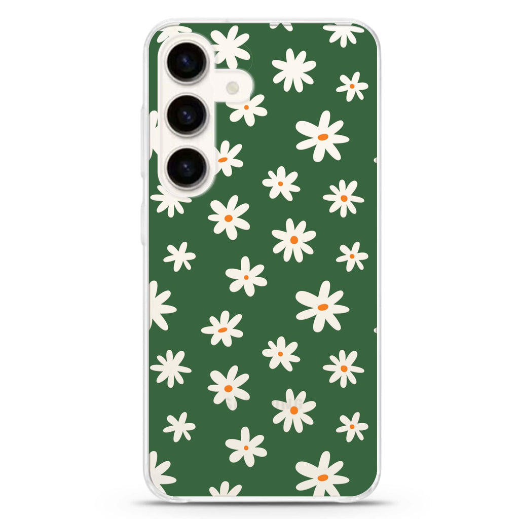 Flowers Pattern Samsung Galaxy Ultra Clear Case