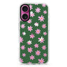 Flowers Pattern MagSafe Compatible iPhone 16 Ultra Clear Case - Personalized and Stylish Protection