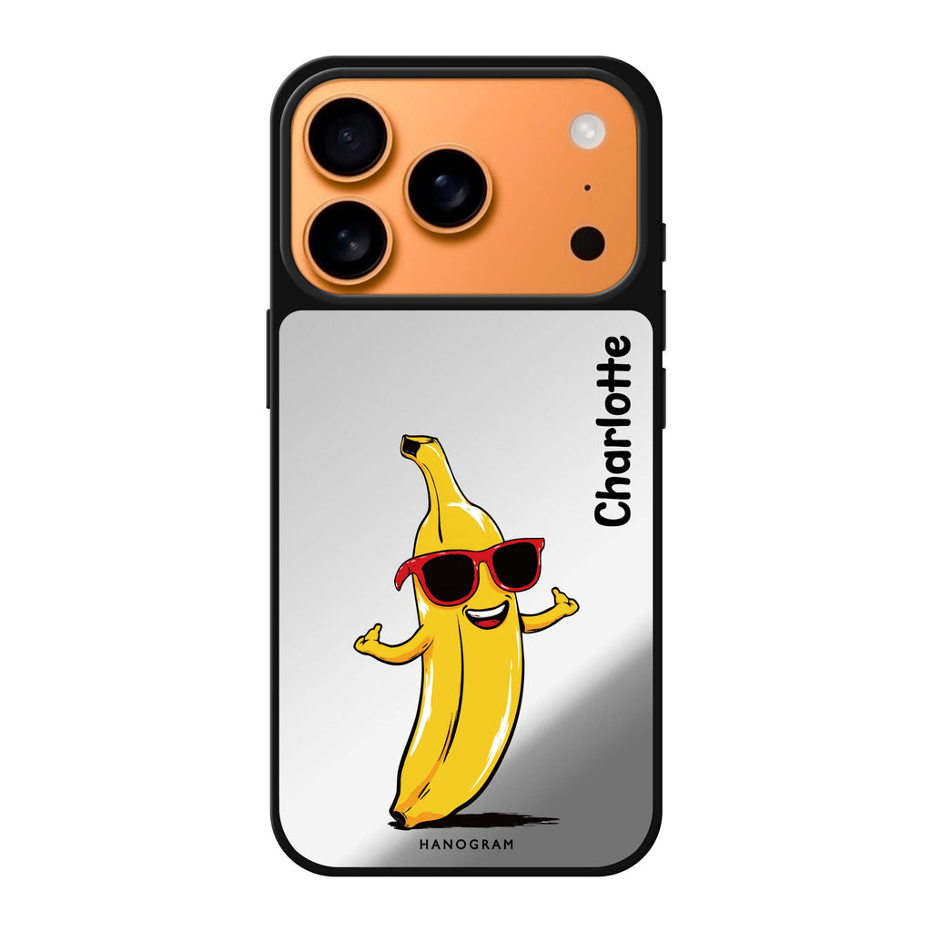 Chill Peel personalized name iPhone 17 Pro Max mirror case